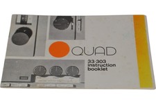 Quad 33 303 Amplificatore Manuale Istruzioni Audioguida Vintage