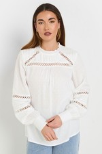 LTS Tall Ladder Trim Blouse
