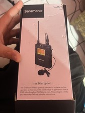 Saramonic UwMic10 RX10 TX10 HU10 UHF Wireless Lavalier MicrophoneNew