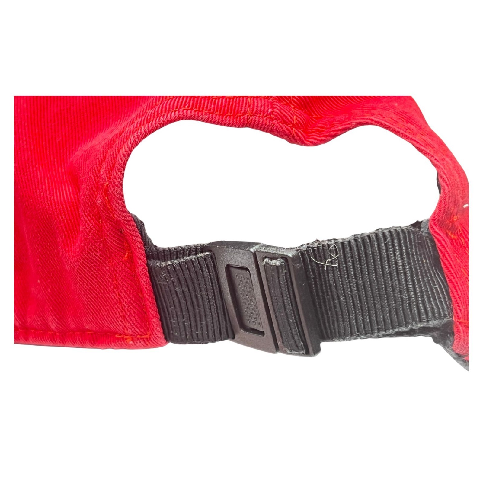 Authentic MONCLER Logo Patch Baseball Cap Hat Red… - image 9