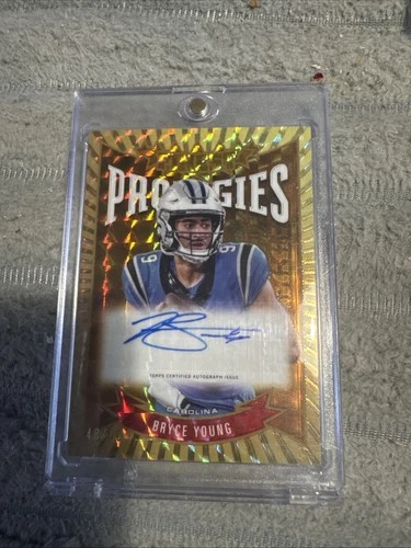 Bryce Toung Prodigies Gold Geometric #PBY Bryce Young AUTO /50