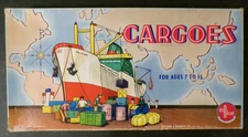 Cargoes Selchow & Righter 1958 Board Game SH-B6