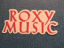 Music STICKER, ROXY MUSIC: British New Wave Glam Rock Band with Bryan Ferry, Eno