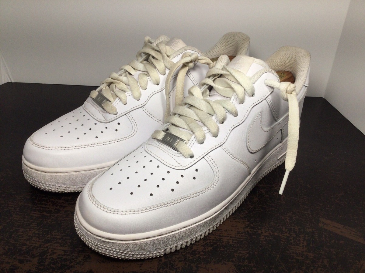 Nike Air Force 1 Triple White Men's Size 8 (CW2288-111) Clean '22