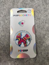 Retro Rainbow Popsockets Single Grip  Stand Phones Tablet Holder