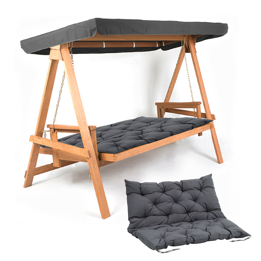 3 Seater Replacement Cushions for Garden Swing Bench Chair Seat w