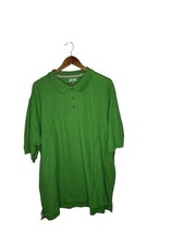 Duluth Trading Co Polo Shirt Men's XL Green Short Sleeve Cotton Pique