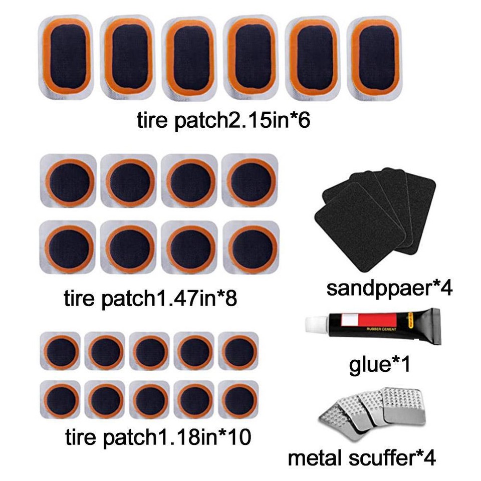 Bike Patch Repair Kit Bicycle Flat Tire Inner Tube Bike Puncture Repair