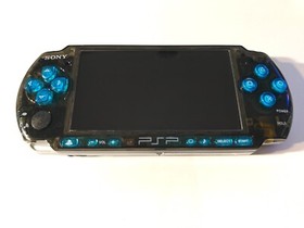 Sony PSP 3000 Console System Transparent w Color Buttons Custom style import