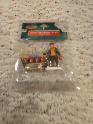 LEMAX Coventry covecdeliver potted plants figure set Of 2 New