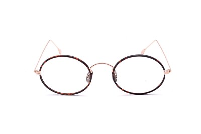 Ovale Brille Unisex GOLD und Leicht Superdünn mit Windsorüberzug 50-20 mm 70416