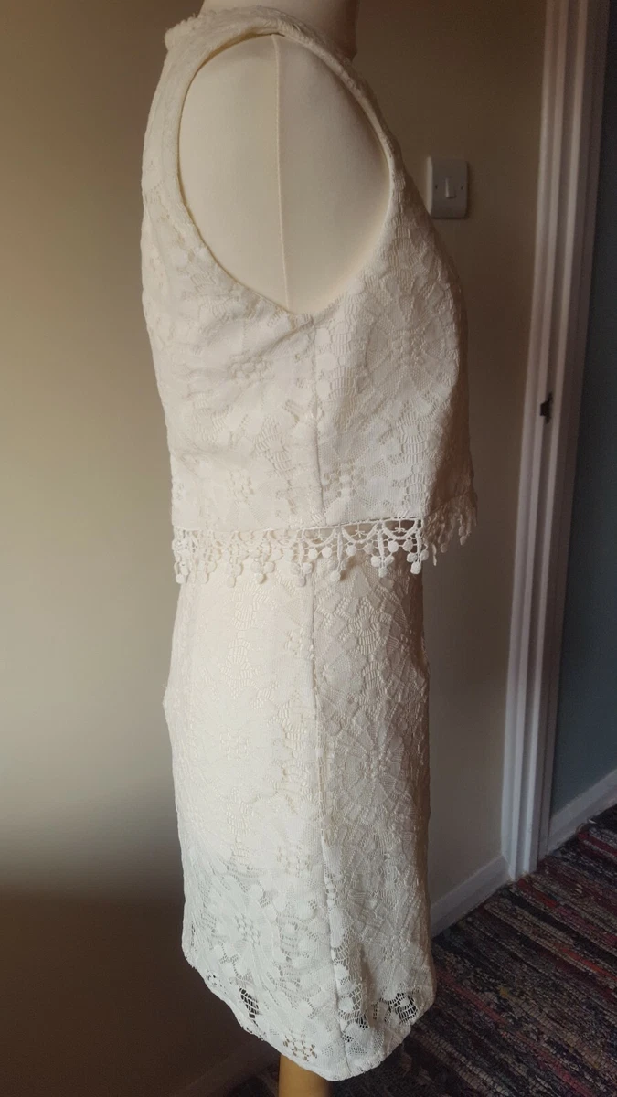 Topshop cream lace dress sales