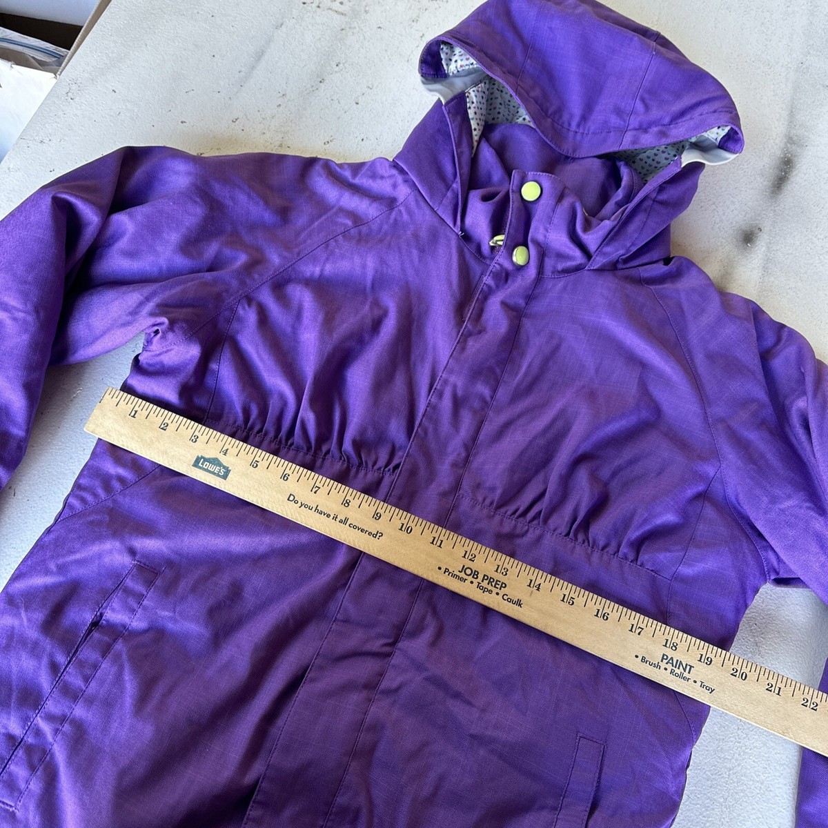 BURTON DRYRIDE ウェア ☆ 紫 Burton Dryride Snowboarding Jacket Girls Xl Purple Lined Full Zip