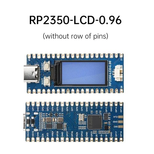 0.96" LCD RP2350 Development Board Dual Core Dual Architecture Processor Type-C