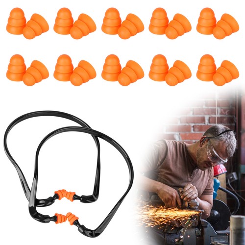 2Pcs Banded Earplugs 10 Pairs Silicone Reusable Ear Plugs Individually Wrapped 601549092862 eBay