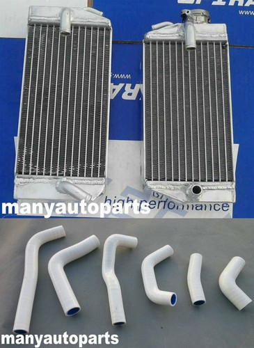 Left + Right Aluminum Radiator Set – Fits Honda CRF450R 2002-2003-2004 – Winner Racing Mirror Polish