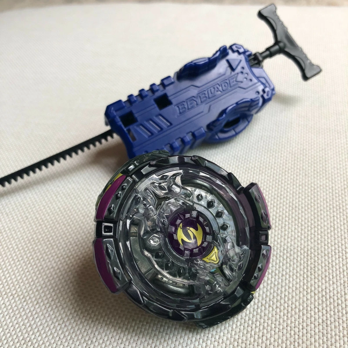 Authentic Hasbro Beyblade Evolution Twin Noctemis &amp; launcher, no QR Code | eBay