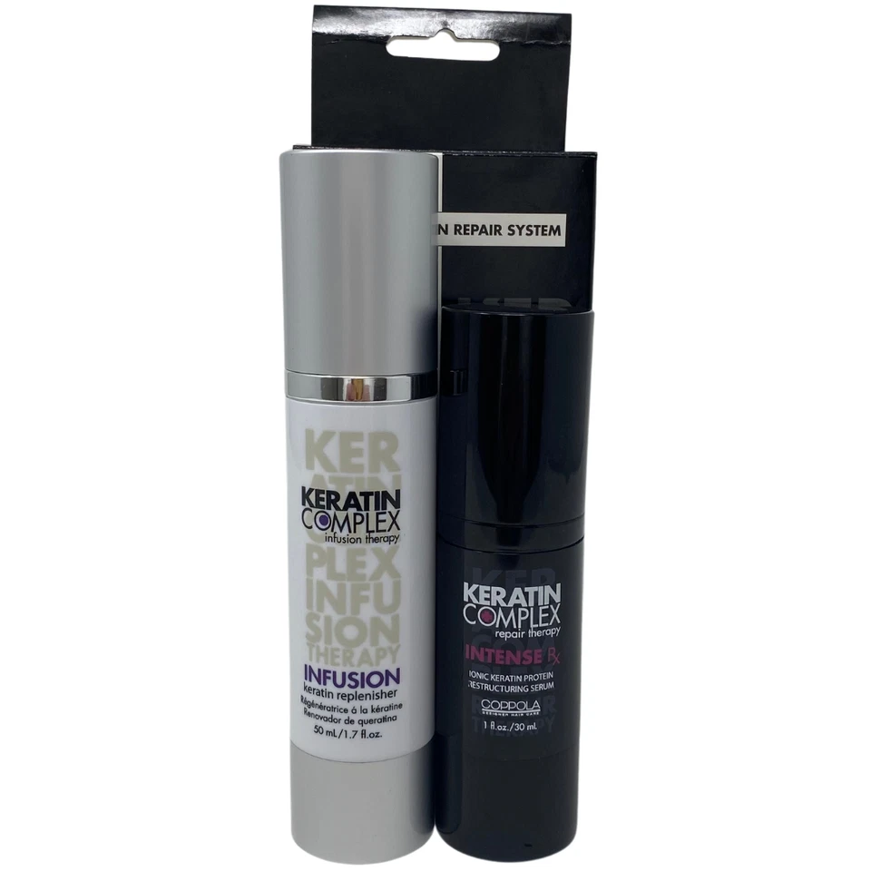 Sistema de reparación instantánea complejo de queratina infusión 1,7 oz y RX intenso 1 oz Foto 2 de 2