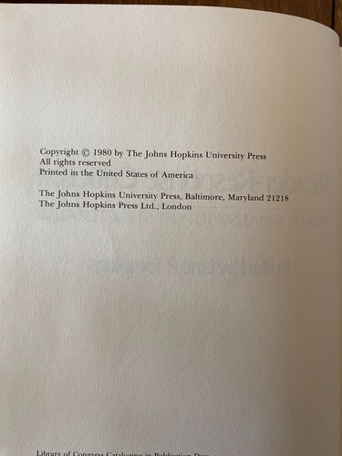 Reader-Response Criticism From Formalism To Post-Structuralism 1980 Tompkins HC - Picture 8 of 11
