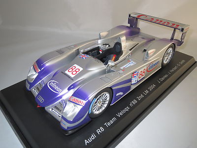 SPARK Audi R8 Team Veloqx  n°88 2nd LM 2004 J.Davies-J.Herbert-G.Smith  1:18 OVP