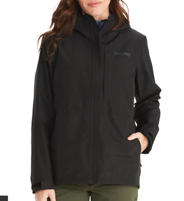 MARMOT Minimalist Womens XL Gore-Tex Parka/Jacket/Coat/Shell Black 
