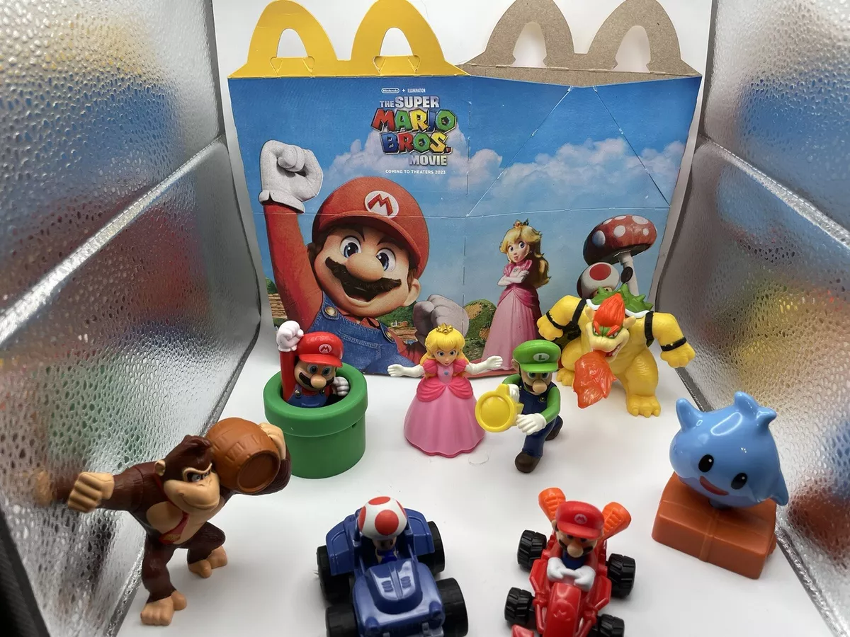 2022 McDonald's Super Mario Bros Movie Happy Meal Toys Set completo di 8  sigilla