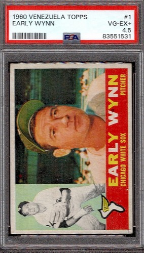 Early Wynn #1 1960 Venezuela Topps card