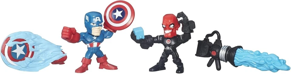 Marvel Super Hero Mashers Micro Captain America vs. Iron Skull упаковка 2 шт. - Изображение 2 из 3