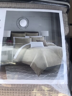 Haven Linen King Duvet Cover Light Brown. Band New.