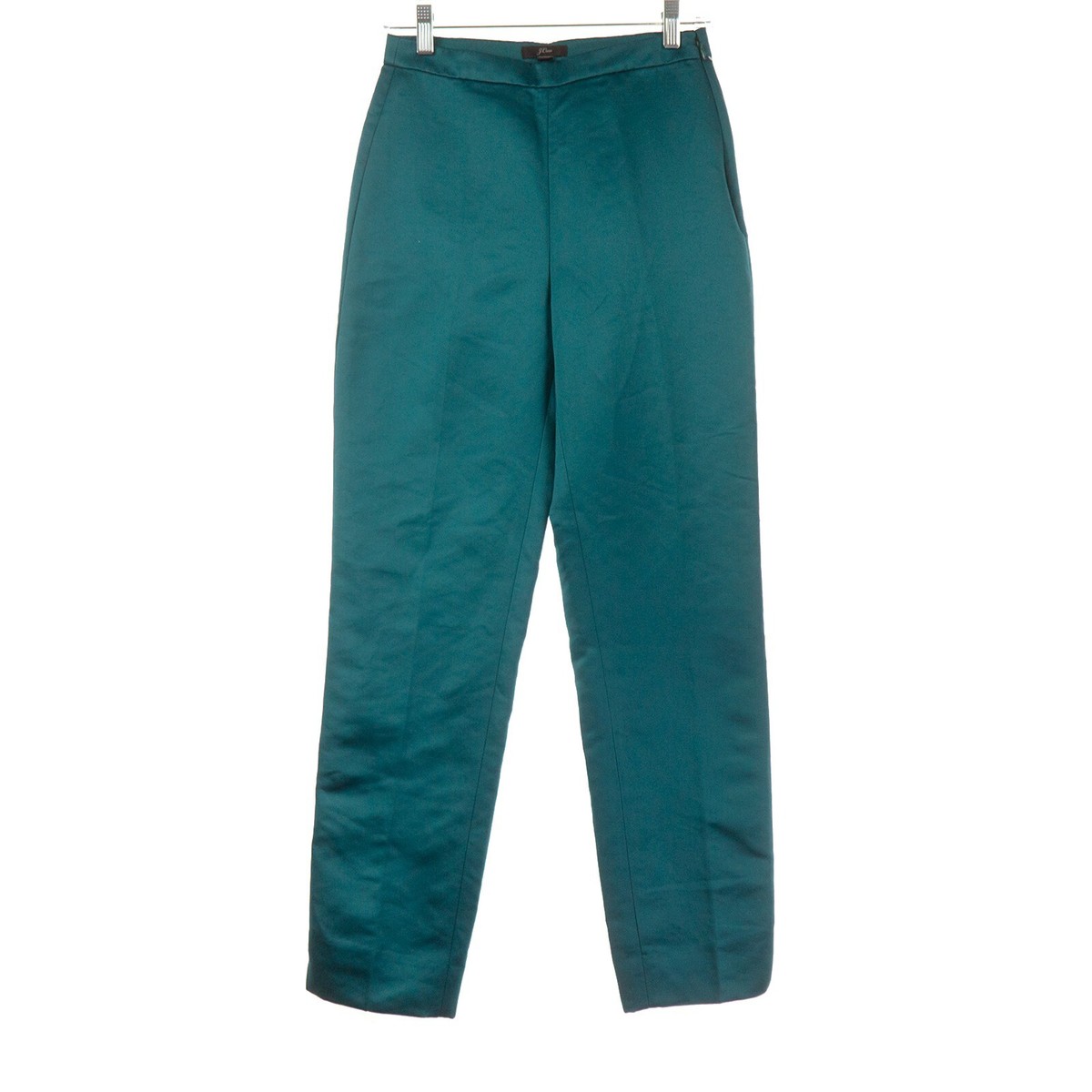 J.CREW Emerald Green Ankle Dress Pants Womens 0 Side Zipper | eBay