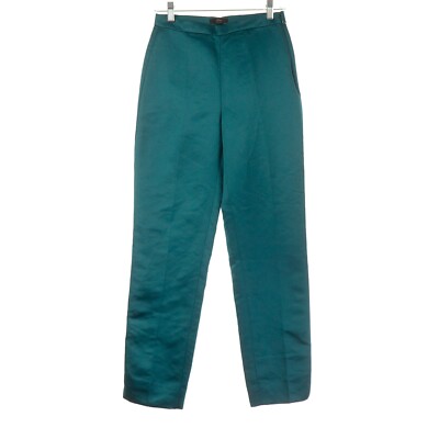 J.CREW Emerald Green Ankle Dress Pants Womens 0 Side Zipper | eBay