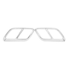 Exhaust Muffler Tail Pipe Cover Fit Land Rover Range Rover Velar 2017-21 Silver