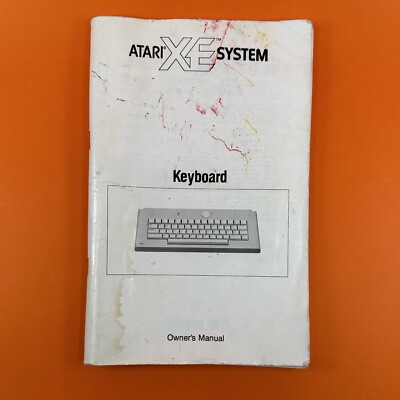 Rare Atari XE System, Keyboard Owner s guide