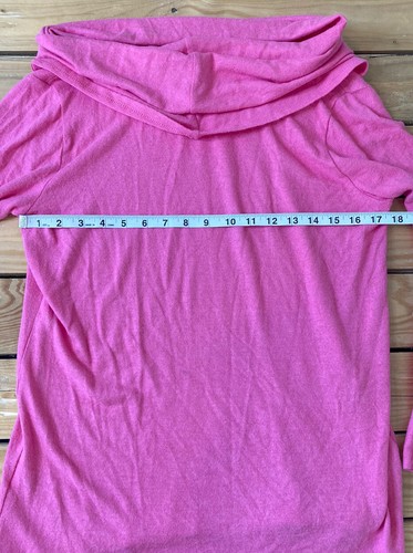 Gibson Nordstrom Womenâs Long Sleeve Soft Cowl neck Sweater Size M In Pink A5 | eBay