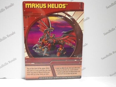 Bakugan Card - Maxus Helios - Red Ability Card - BA700 - 2/2ab - 2009