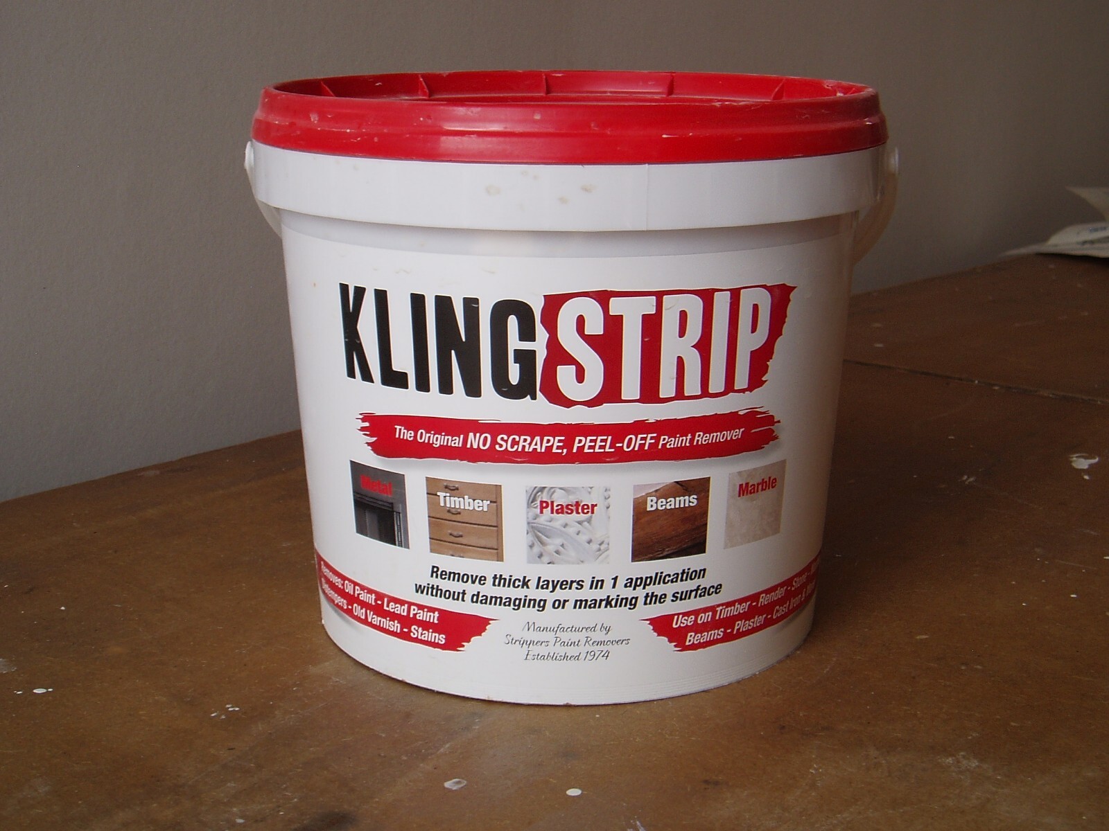 KLING STRIP, PEEL OFF PAINT REMOVER 5L eBay