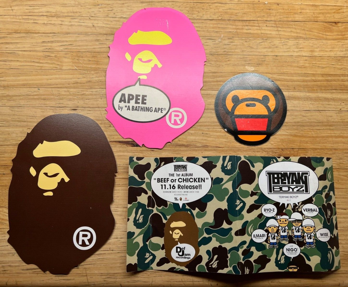 2004-2005 A Bathing Ape BAPE Nigo Flyer Shop Card Japan Set
