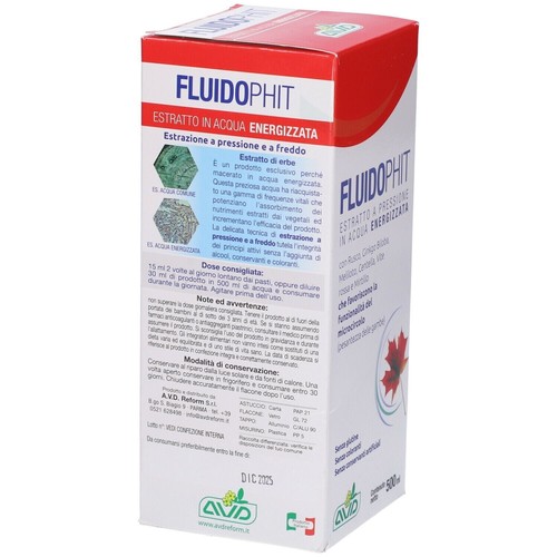 AVD FLUIDOPHIT 500ML Microcircolo - Gambe pesanti - Cellulite - Bild 4 von 4