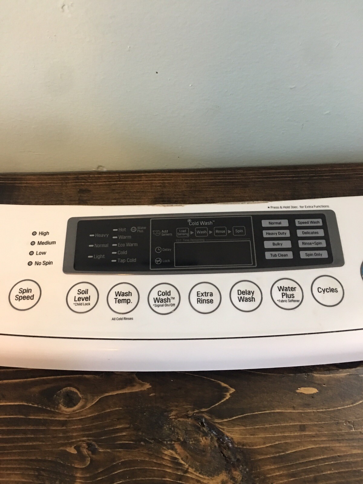 OEM LG Washer Front Panel Control Board Cover Only WT1001CW MGC382431