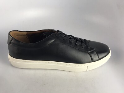 New Republic Kurt Leather Sneaker Black Men's Sz US