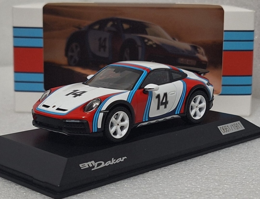 Porsche 911 992 Dakar Rally Martini #14 1978 Design 1:43 Spark