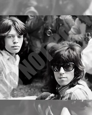 1969 Mick Jagger Keith Richards Stones in Hyde Park Intro Mick Taylor 8x10 Photo