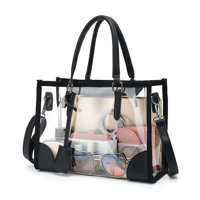 Clear Tote Bag Clear Luxury Handbags Aliexpress Designer Pvc Tote
