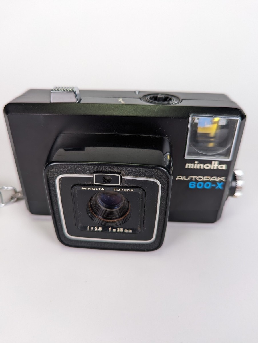 Vintage Minolta Autopak 600-X Film Camera 1:2.8 f=38 Untested | eBay