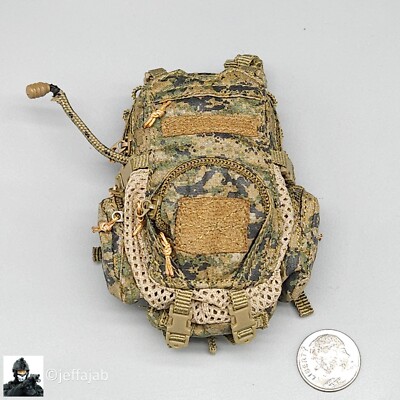 1:6 Easy Simple USMC 26th MEU Woodland MARPAT Backpack for 12'' Figures