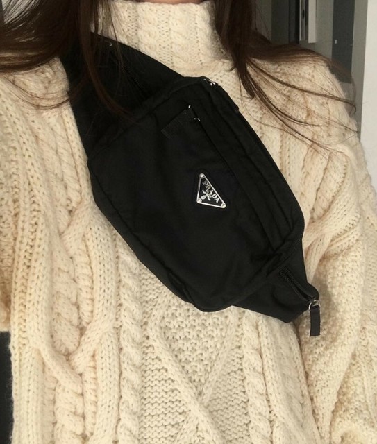 prada crossbody fanny pack