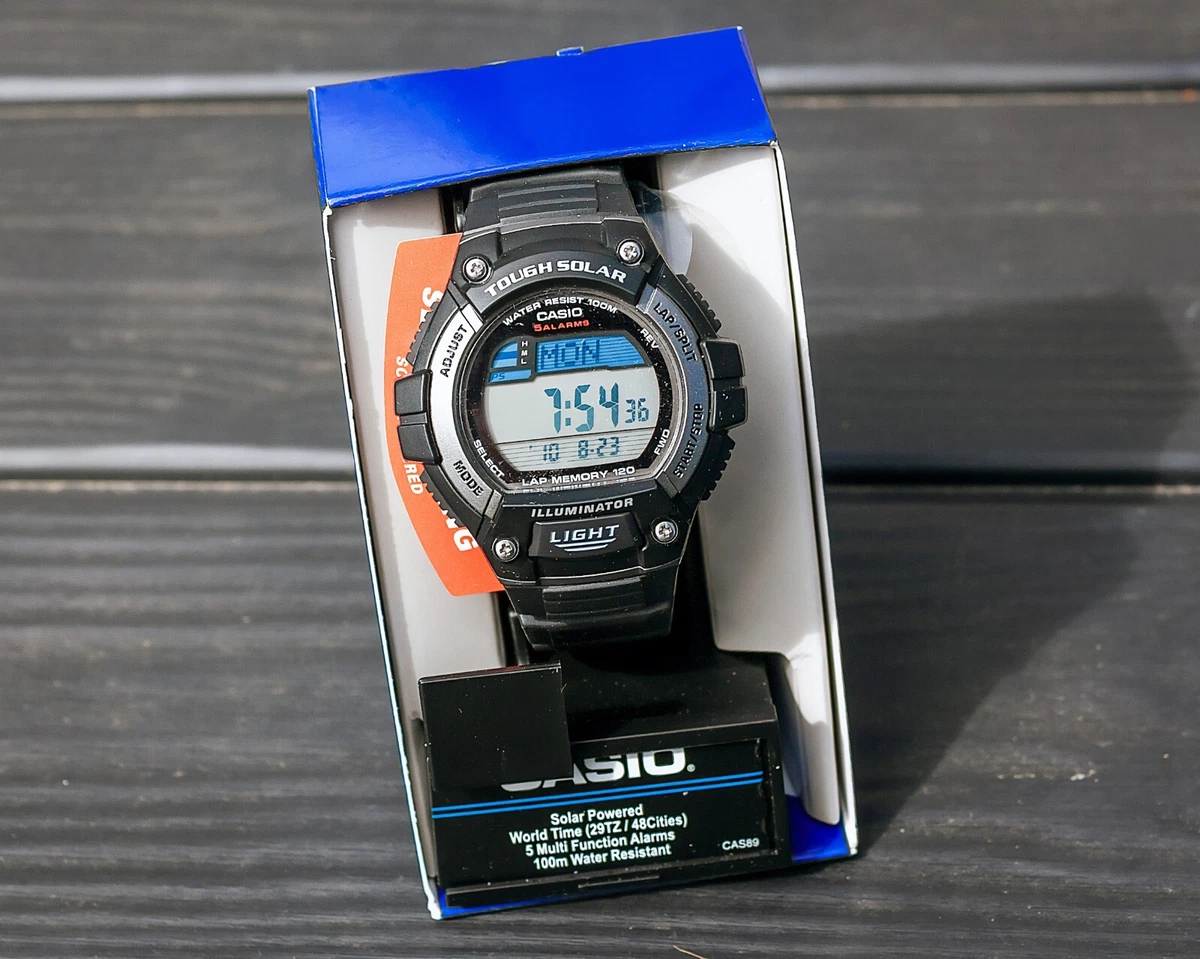 Casio self hotsell charging watch