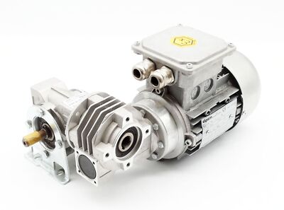 Elprom 0E056B42305Q4U 0.09kW 1400rpm Electric Motor + V286001 Gearbox -used-