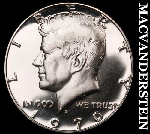 1970-S Kennedy Half Dollar- Silver Choice Gem Proof Luster No Reserve #i5460
