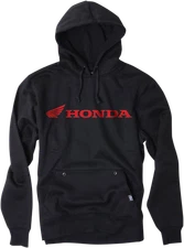 FACTORY EFFEX 15-88372 Honda Horizontal Pullover Hoodie - Black - Large